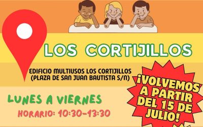 Desde el lunes 15 de julio vuelve la ludoteca de Cortijillos,