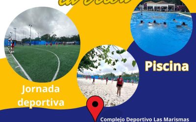 Jornada deportiva y tiempo de baño en COMPLEJO DEPORTIVO LAS MARISMAS – Centro de Ocio Juvenil La Tribu