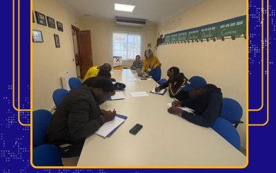 Taller grupal de orientación laboral para usuarios de la Comisión Española de Ayuda al Refugiado de Taraguilla